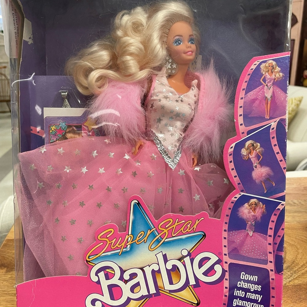 Barbie Super Star Doll with Pink Gown